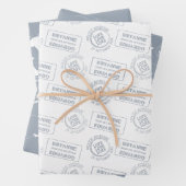 Romantische ReiseTHeme Passport Briefmarke Karte Geschenkpapier Set (Beispiel)