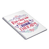 Romantische Romane sind meine Therapie Notizblock (Rechte Seite)