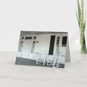 ROMANTISCHE ROMANTISCHE ROCKINGSTÜHLE GREETING CAR KARTE