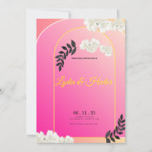 -Romantische-Rosa-Aquarell-Blumen-Hochzeit-