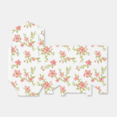 Romantische rosa Blume Hochzeit Geschenkschachtel (Ungefaltet)