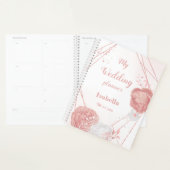 romantische Rosa Blume Hochzeit Planer (Anzeige)