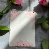 Romantische Rosa Blume Hochzeitsfeiern Einladung