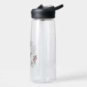Romantische rosa Blume Trinkflasche (Links)