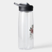 Romantische rosa Blume Trinkflasche (Rechts)