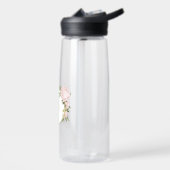 Romantische rosa Blume Trinkflasche (Links)