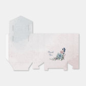 Romantische rosa Blumen Grüne Hochzeit Geschenkschachtel (Ungefaltet)