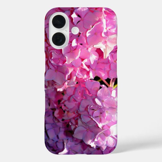 Romantische rosa, blumengeschmückte, elegante Hydr Case-Mate iPhone Hülle (Rückseite)