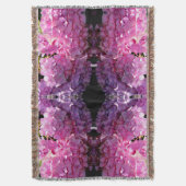 Romantische rosa, blumengeschmückte, elegante Hydr Decke (Vorderseite Vertikal)