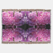 Romantische rosa, blumengeschmückte, elegante Hydr Decke (Vorderseite)