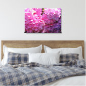 Romantische rosa, blumengeschmückte, elegante Hydr Leinwanddruck (Insitu (Schlafzimmer))