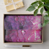 Romantische rosa, blumengeschmückte, elegante Hydr Seidenpapier (Geschenk)