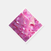 Romantische rosa, blumengeschmückte, elegante Hydr Serviette (Ecke)