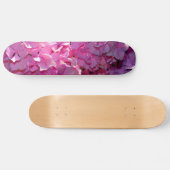 Romantische rosa, blumengeschmückte, elegante Hydr Skateboard (Horizontal)