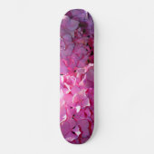 Romantische rosa, blumengeschmückte, elegante Hydr Skateboard (Vorderseite)