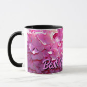 Romantische rosa, blumengeschmückte, elegante Hydr Tasse (Links)