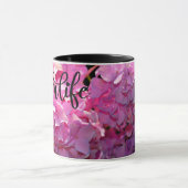 Romantische rosa, blumengeschmückte, elegante Hydr Tasse (Zentrum)