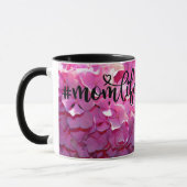 Romantische rosa, blumengeschmückte, elegante Hydr Tasse (Links)