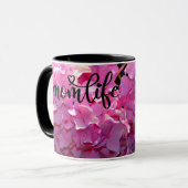 Romantische rosa, blumengeschmückte, elegante Hydr Tasse (Vorderseite Links)