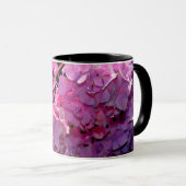 Romantische rosa, blumengeschmückte, elegante Hydr Tasse (VorderseiteRechts)