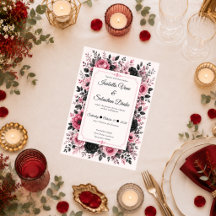 Romantische rosa Blumenhochzeit