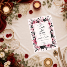 Romantische rosa Blumenhochzeit