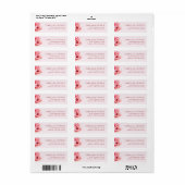 Romantische rosa Blumenillustration (Vorne)