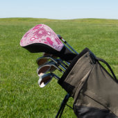 Romantische rosa Bögen und Rose Golf Headcover (In SItu)