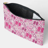 Romantische rosa Bögen und Rose Zubehörtasche (Offen)