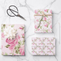 Romantische Rosa Cabbage-Rose | Shabby-Hütte