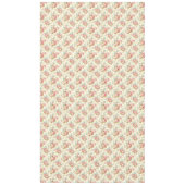 Romantische Rosa Englische Rose auf blassgelb Tischdecke (Vorderseite)