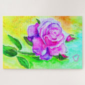 Romantische Rosa - Farbe Puzzle (Horizontal)