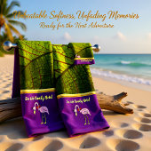 Romantische rosa Flamingos mit Blattgold Badhandtuch Set