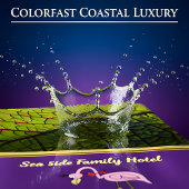 Romantische rosa Flamingos mit Blattgold Badhandtuch Set