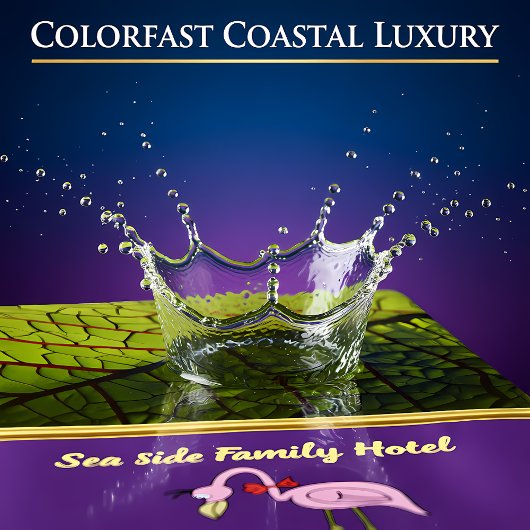 Romantische rosa Flamingos mit Blattgold Badhandtuch Set