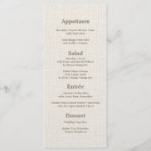 Romantische Rosa | Gold Foil Wedding Menu Cards Menükarte