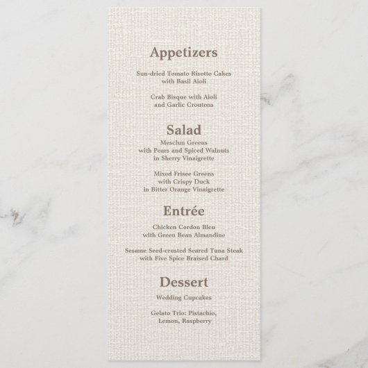 Romantische Rosa | Gold Foil Wedding Menu Cards Menükarte (Rückseite)