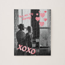 Romantische rosa Herzen XOXO 2 Foto Valentine