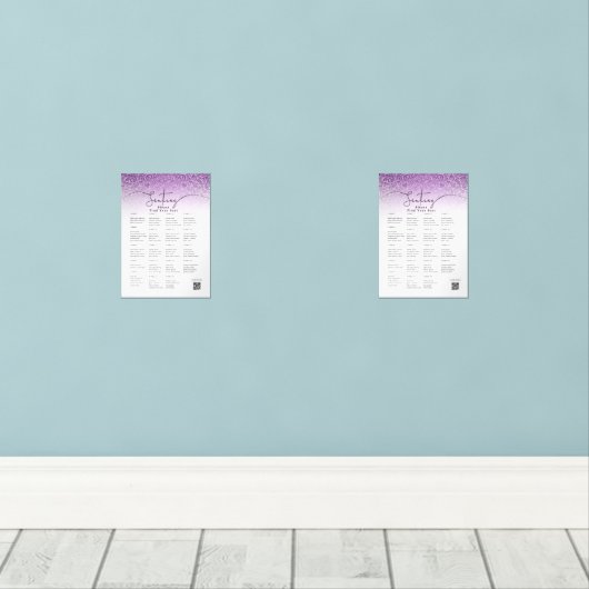 Romantische rosa Hochzeitstabelle Bilderwand Sets (Holzboden)