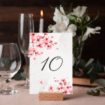 Romantische Rosa Kirschblüte essbare Hochzeit Tischnummer<br><div class="desc">Einfache und romantische Hochzeitskarte mit stilvollem Blumendesign und eleganter Aquarellbildermalerei mit Rosa Kirschblüten. Anpassen Sie die Tischnummer einfach,  indem Sie das Vorlagenfeld bearbeiten. Diese Tischnummer ist Teil der Kollektion "Pink Cherry Blossom Wedding". Für weitere Personalisierungen oder Sonderanfertigungen,  kontaktieren Sie mich bitte unter acherryonthecake@hotmail.com (bitte 1-2 Arbeitstage).</div>