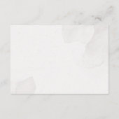 Romantische Rosa Kirschblüten Blütenhochzeit Begleitkarte (Rückseite)