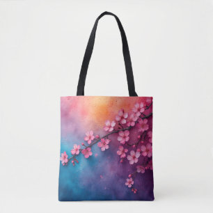 Romantische Rosa Kirschblüten Tasche