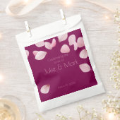 Romantische Rosa Petals Hochzeit Geschenktütchen (Ausgeschnitten)