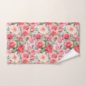 Romantische rosa Rose Badhandtuch Set (Handtuch)
