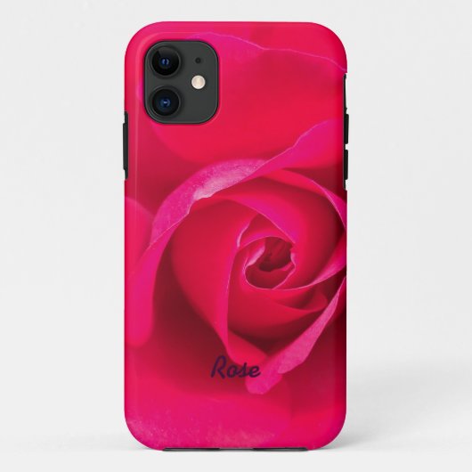Romantische Rosa Rose Personalisiert v2 Case-Mate iPhone Hülle (Rückseite)