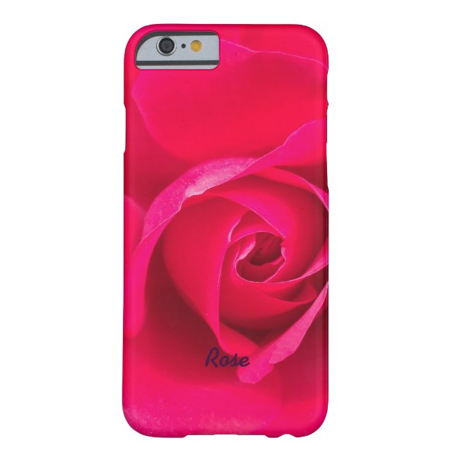 Romantische Rosa Rose Personalisiert v2 Case-Mate iPhone Hülle (Rückseite)