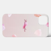Romantische Rosa Rose Petal Case-Mate iPhone Hülle (Rückseite (Horizontal))