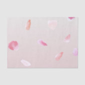 Romantische Rosa Rose Petal Seidenpapier (Vorderseite)