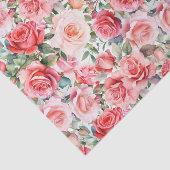 Romantische rosa Rose Seidenpapier (Ausschnitt)