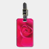 Romantische Rosa Rose v2 Gepäckanhänger (Vorderseite vertikal)